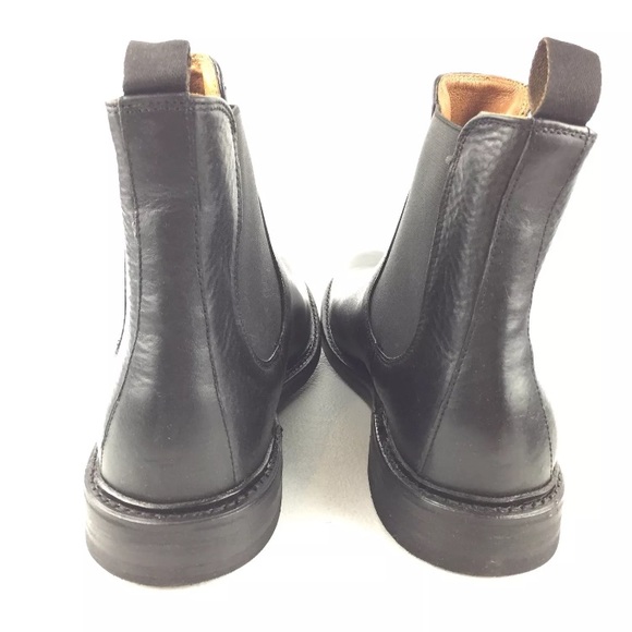 Frye Mens Seth Black Leather Ankle Boots - Picture 2 of 6